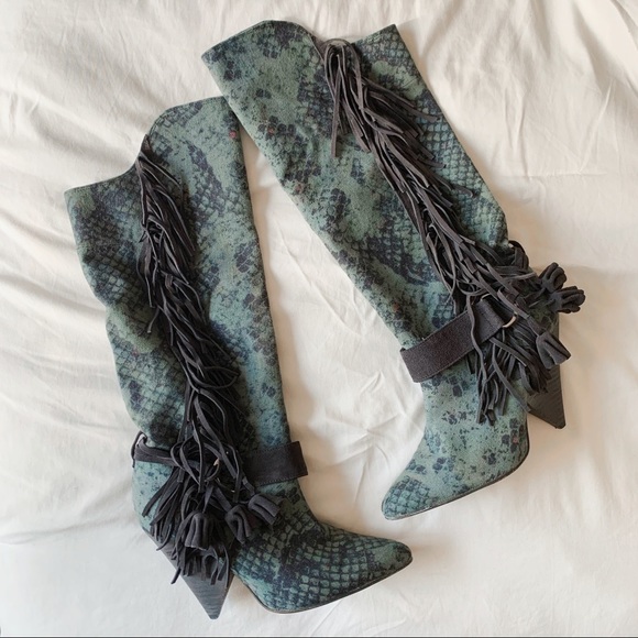 isabel marant python boots